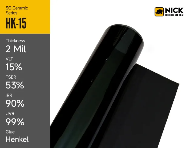 Scannán Fuinneog Gluaisteán Ardcheirmeach Chun Sárchosaint agus Soiléire